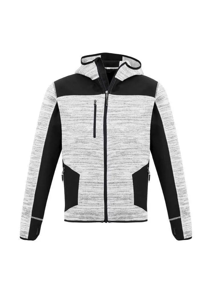 SYZMIK Unisex Streetworx Reinforced Knit Hoodie ZT360 Work Wear Syzmik Grey/Black XXS